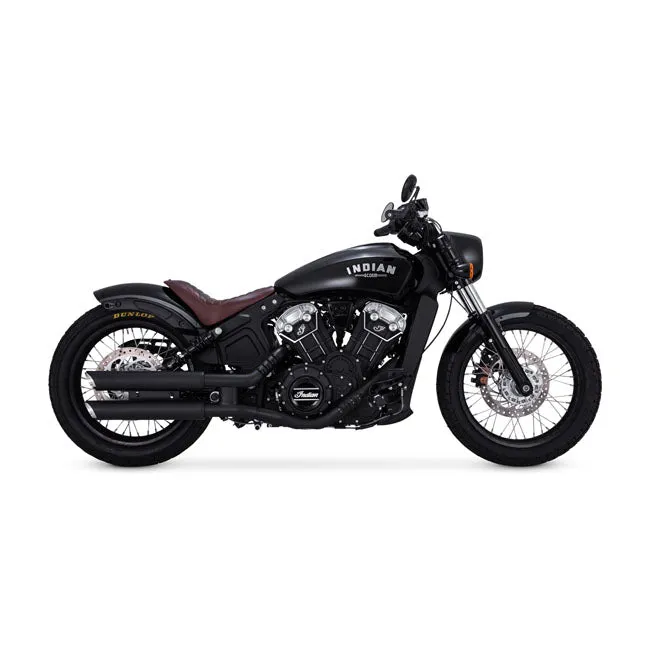 Vance & Hines 48323 PCX Black Twin Slash Cut Slip-on Exhaust 2015 up Indian Scout