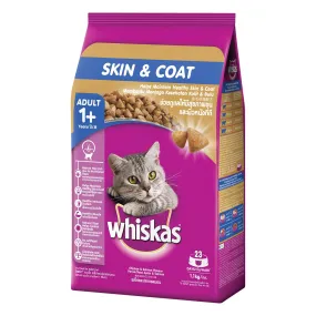 Whiskas Adult Years 1  Skin & Coat (Chicken & Salmon Flavour) 1.1kg