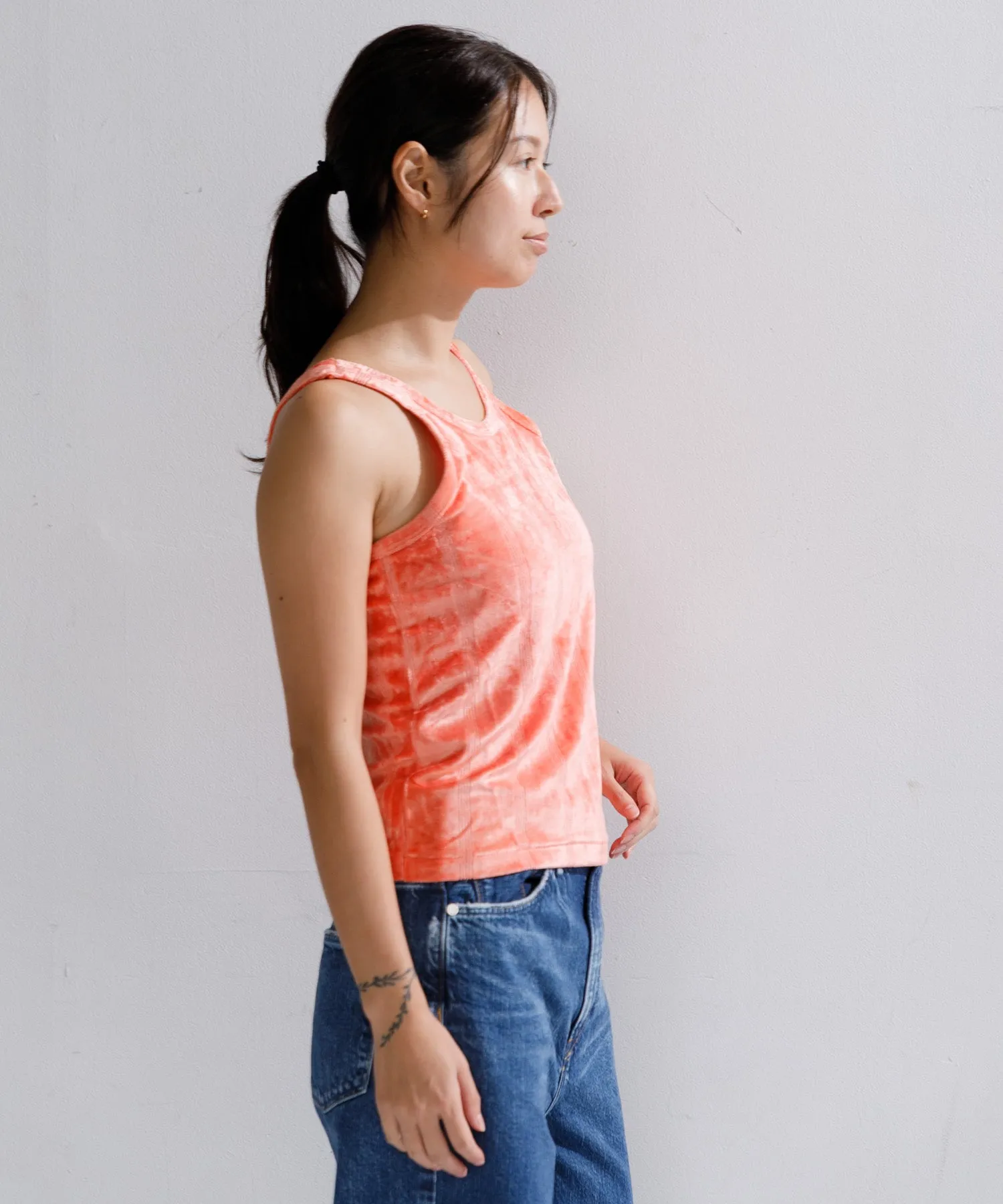 【WOMEN】Robert P’miller Velor Prib Cup Tank