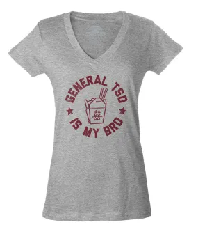 Women's General Tso Is My Bro Vneck T-Shirt