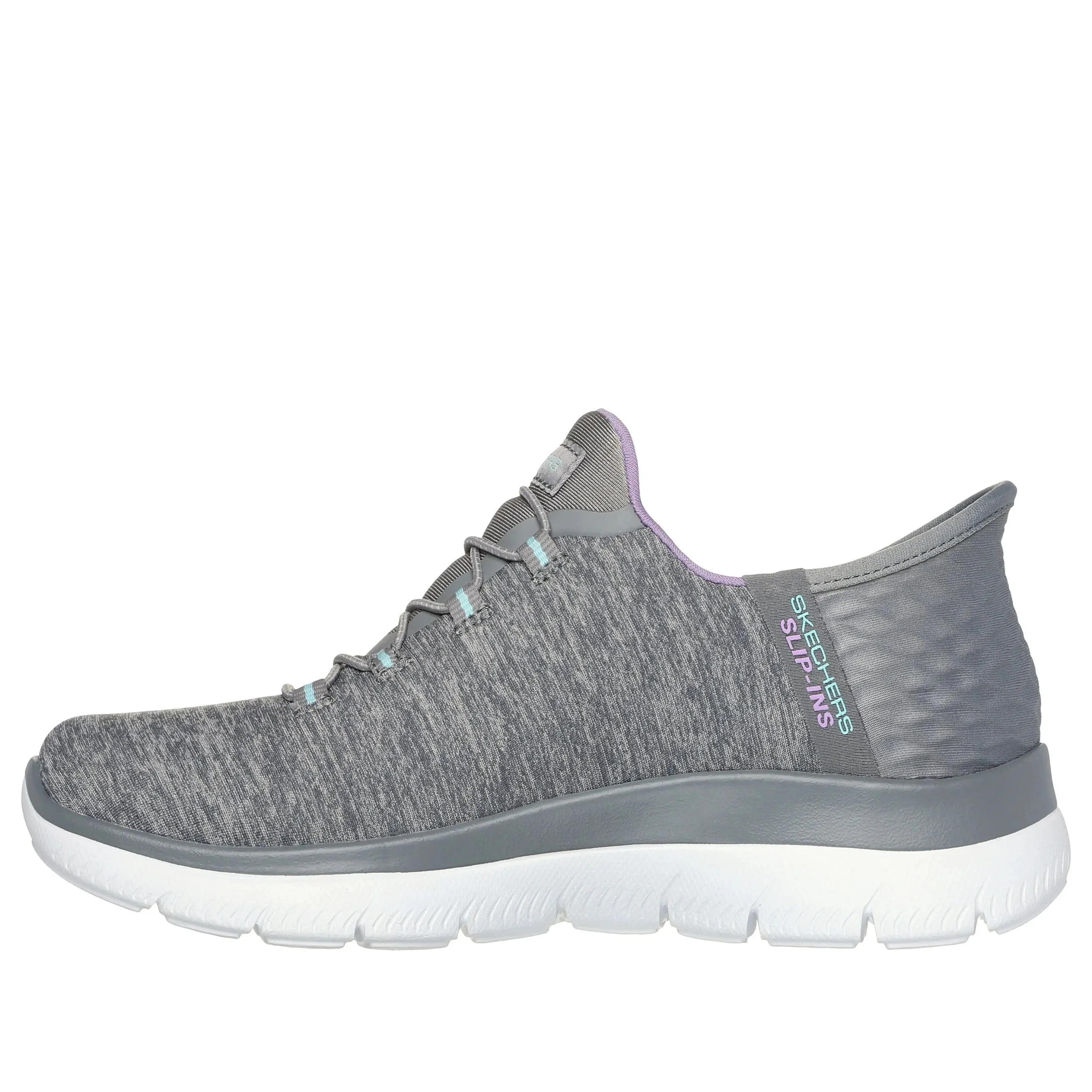 Women's Skechers Slip-Ins: Summits-Dazzling Haze Grey/Multi