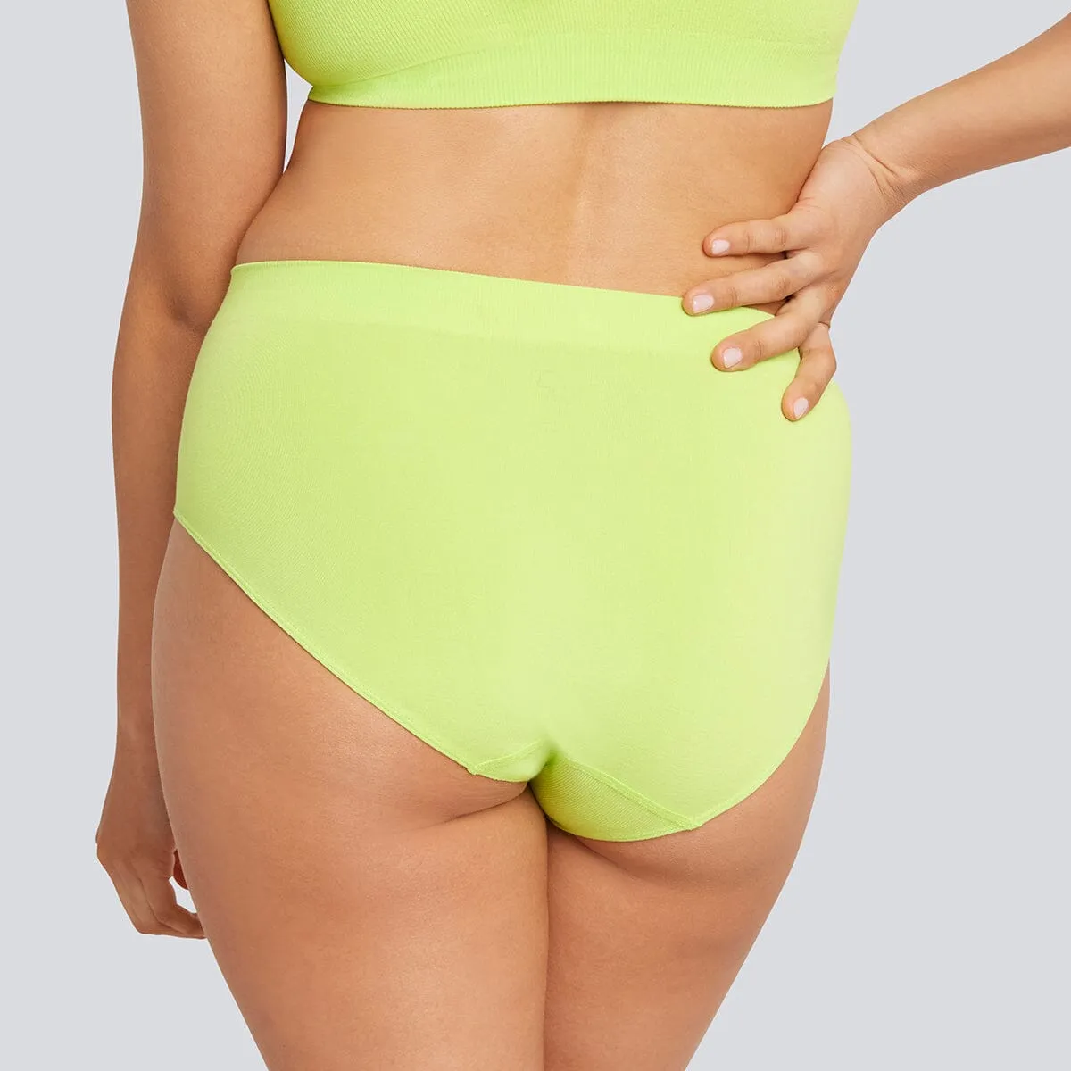 Women's SmoothFit Full Brief - Lime Spark